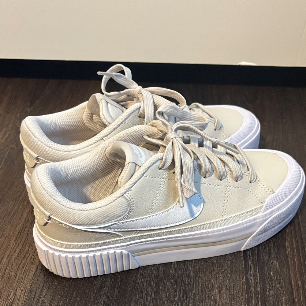 Women's Nike Sesame Summit White Sneakers